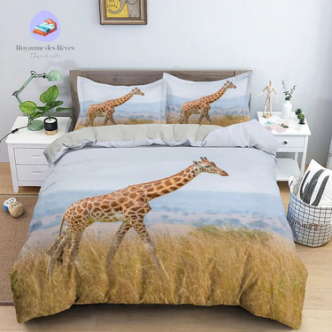 Housse de Couette Girafe Marche